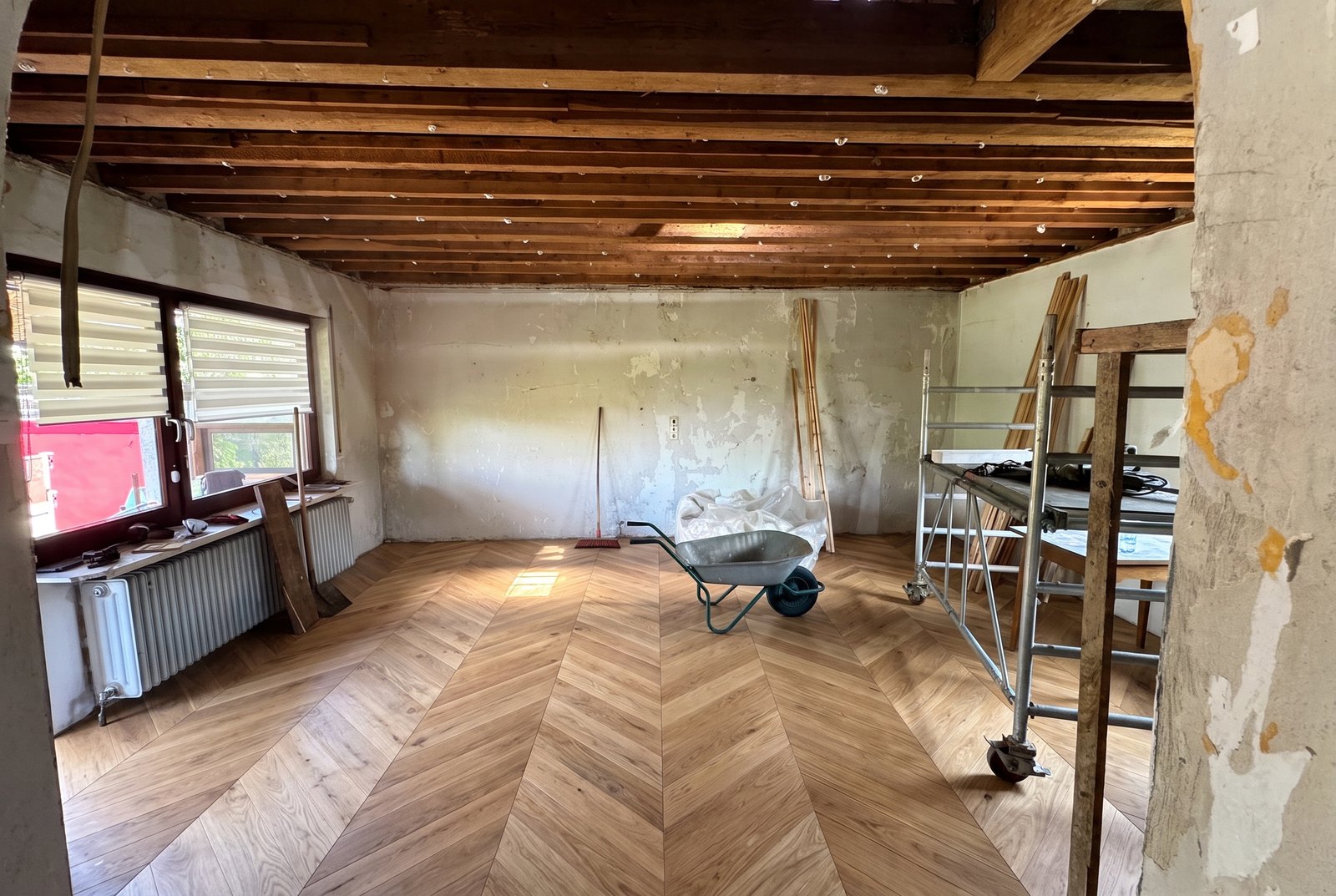 Eiche Toulouse in einem Wohnzimmer — mit KI erzeugte Ansicht