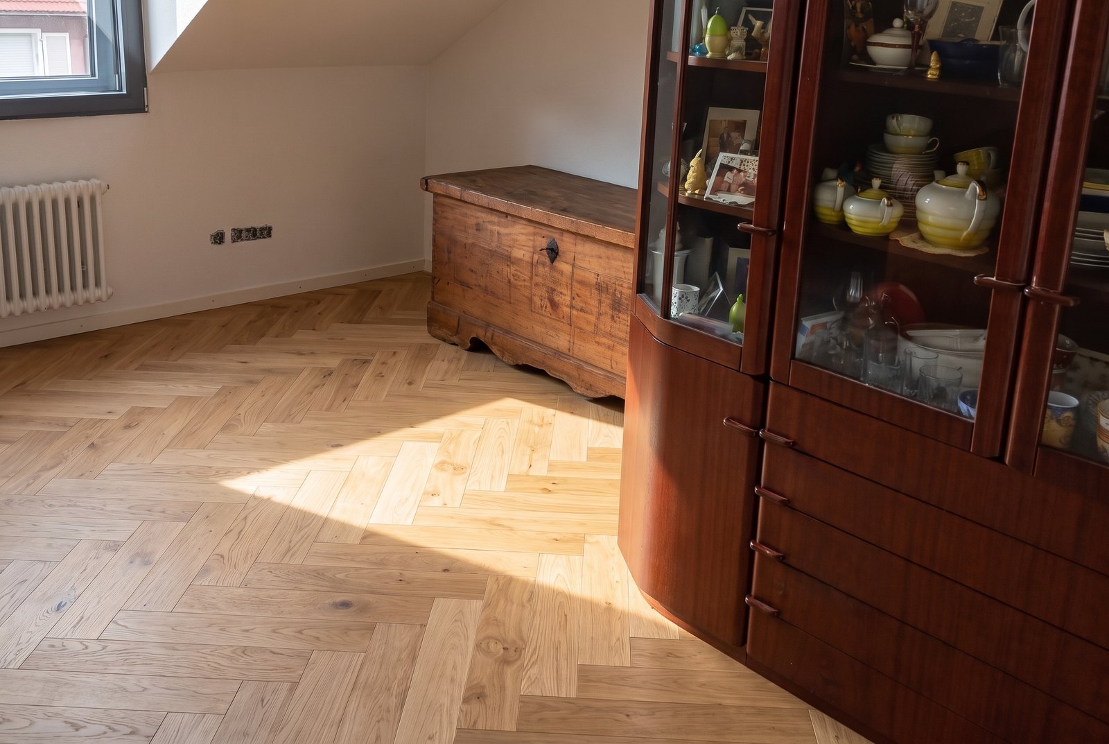 Eiche Sandstone in einem Arbeitszimmer — mit KI erzeugte Ansicht